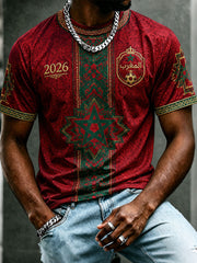 Herren-Fußball-T-Shirts Marokko 2026