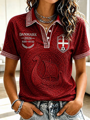 Damen-Fußball-T-Shirt Danmark