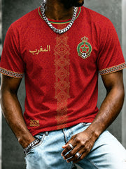 Herren-Unisex-T-Shirts zur Fußball-Weltmeisterschaft 2026 in Marokko