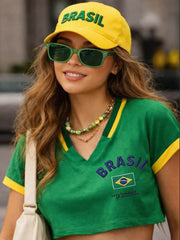 Damen-Kurzarm-T-Shirt