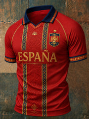Men's Gift For Soccer Fans Print Casual Polo