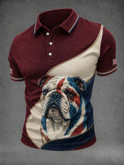 Herren-Hemd mit British-Bulldog-Aufdruck