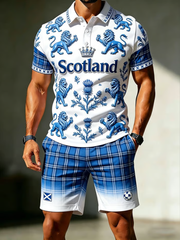 Herren-Schottland-Print-Sets