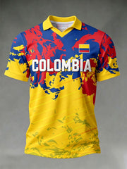 Herren Columbia T-Shirt mit Football-Print