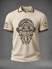 Herren Fun Fahrrad Skelett V-Ausschnitt T-Shirt