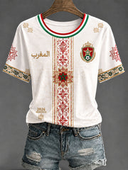 Damen-Fußball-T-Shirts Marokko 2026