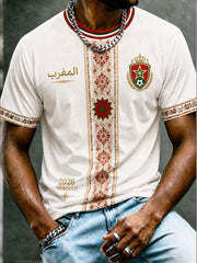 Herren 2026 Marokko Fußball Unisex T-Shirts