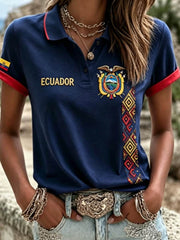 Damen-Polo-T-Shirt