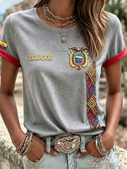 Damen-Kurzarm-T-Shirt