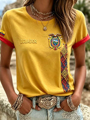 Damen-Kurzarm-T-Shirt