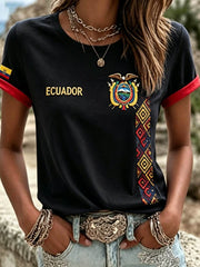 Damen-Kurzarm-T-Shirt
