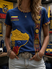 Damen-Kurzarm-T-Shirt
