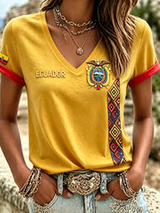 Damen Kurzarm-T-Shirt