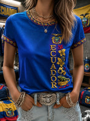 Damen T-Shirt Kurzarm