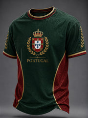 Men's Portuguese Football Printed T-shirt
