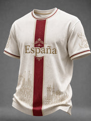 Bedrucktes T-Shirt für Herren – Spanischer Fußball