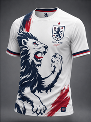 Herren Großbritannien Fußball-Liebhaber England bedrucktes Kurzarm-T-Shirt