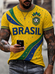 Herren-Geschenk für Fußballfans: Lässiges T-Shirt mit Aufdruck