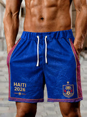 Herren 2026 Haiti Fußball Freizeit-Shorts