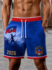 Herren-Fußballshorts Haiti 2026