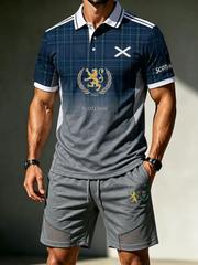 Herren-Schottland-Sets mit Aufdruck