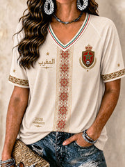 Damen Fußball T-Shirts Marokko 2026