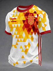 Herren Spanien Fußball Kurzarm T-Shirt