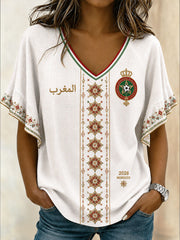 Damen Fußball T-Shirts Marokko 2026