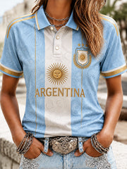 Argentinisches Fußball-T-Shirt für Damen