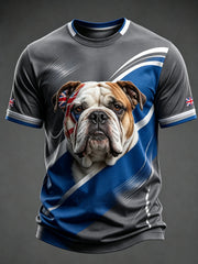 Herren T-Shirt mit Britischer Bulldogge
