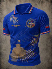 Herren 2026 Haiti Fußball Freizeit-T-Shirt