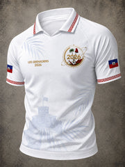 Herren 2026 Haiti Fußball Freizeit-T-Shirt