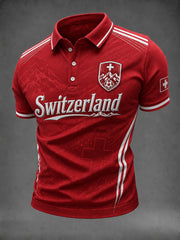 Herren Hemd mit Schweiz-Aufdruck
