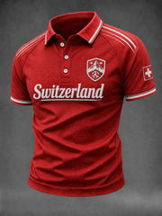 Herrenhemd mit Schweiz-Aufdruck