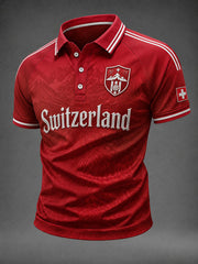 Herrenhemd mit Schweiz-Aufdruck