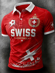 Schweiz Fußball-Fan T-Shirt für Herren