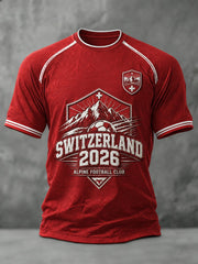Herren-T-Shirt mit Schweizer Aufdruck
