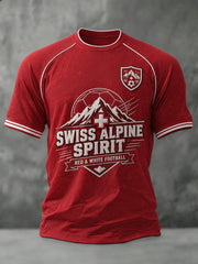 Herren-T-Shirt mit Schweizer Aufdruck