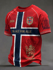 Herren Fußball-T-Shirts Norwegen