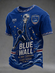 Herren-Geschenk für Fußballfans: Lässiges T-Shirt mit Print
