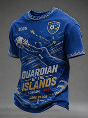 Herren-Geschenk für Fußballfans: Lässiges T-Shirt mit Print