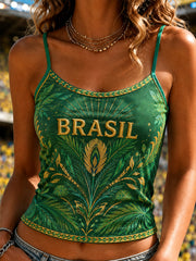 Damen Geschenk für Fußballfans bedrucktes lässiges Camisole