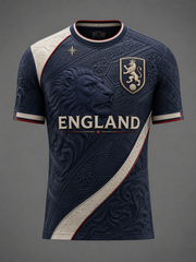 Herren Großbritannien Fußball-Liebhaber England bedrucktes Kurzarm-T-Shirt