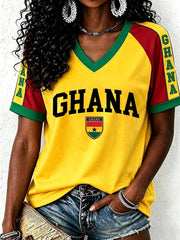 Ghana T-Shirt für Damen