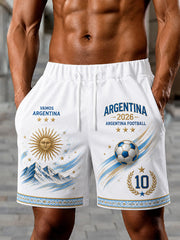 Herren Shorts im argentinischen Fußball-Stil 2026