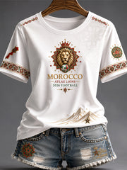 Women's 2026 Morocco Football T-Shirts
