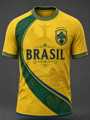 Men's Gift For Football Fans Print Casual Tee