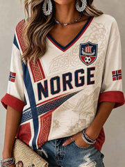 Women's Norge V-neck T-Shirt