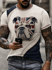 Men's British Bulldog Printed T-shirt
