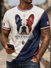 Men's French Bulldog Short Sleeves T-shirt